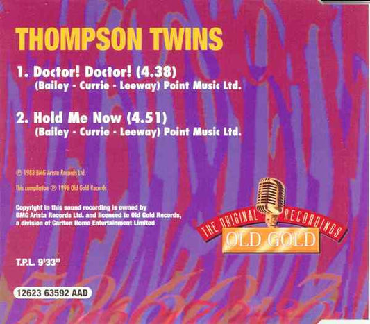 Thompson Twins : Doctor! Doctor! / Hold Me Now (CD, Single)