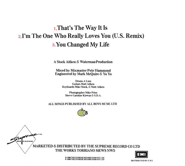 Mel & Kim : That's The Way It Is (CD, Maxi)