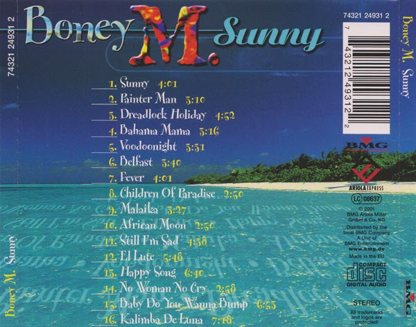 Boney M. : Sunny (CD, Comp, RE)