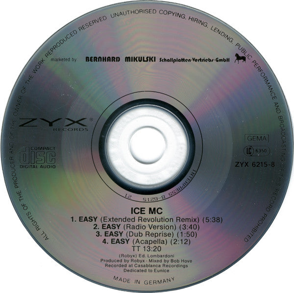 ICE MC : Easy (CD, Maxi, Car)