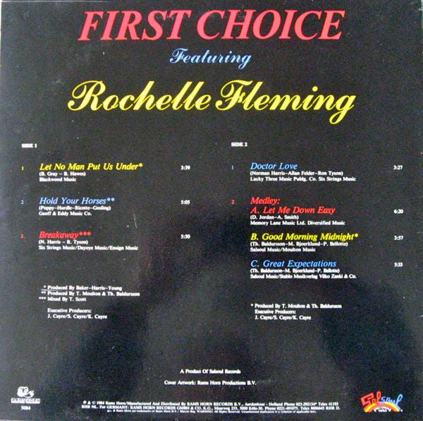 First Choice Featuring Rochelle Fleming : First Choice Featuring Rochelle Fleming (LP, Comp)