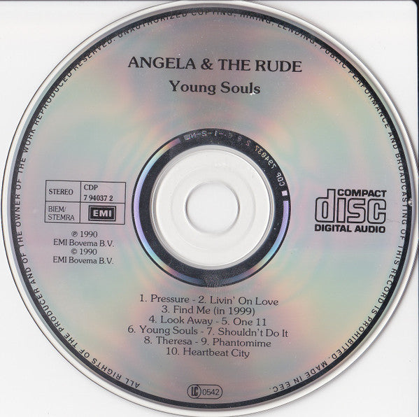 Angela & The Rude : Young Souls (CD, Album)