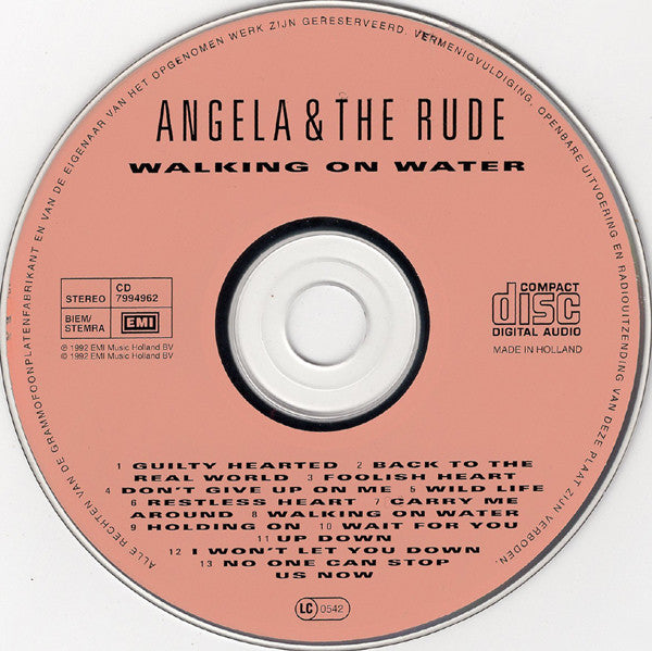 Angela & The Rude : Walking On Water (CD, Album)