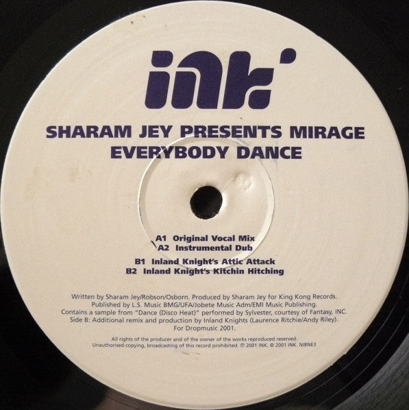 Sharam Jey Presents Mirage (18) : Everybody Dance (12")