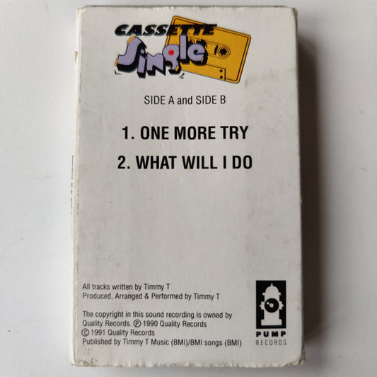 Timmy T : One More Try (Cass, Single)