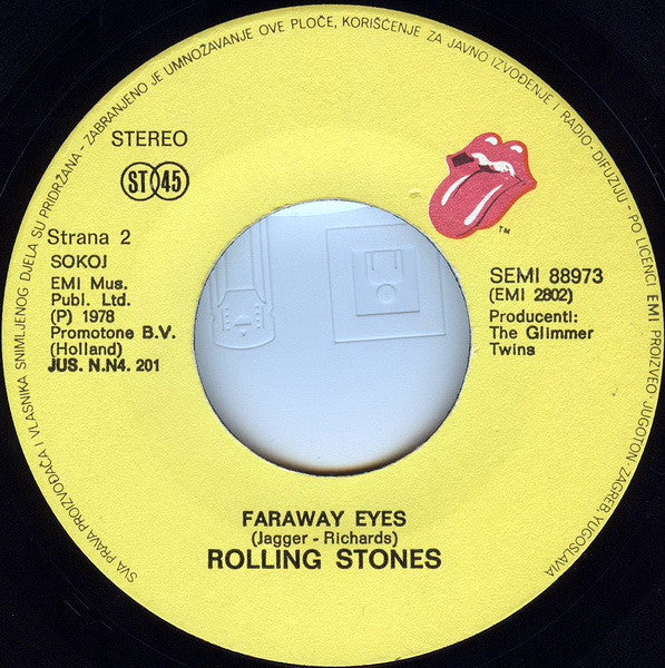 The Rolling Stones : Miss You (7", Single)