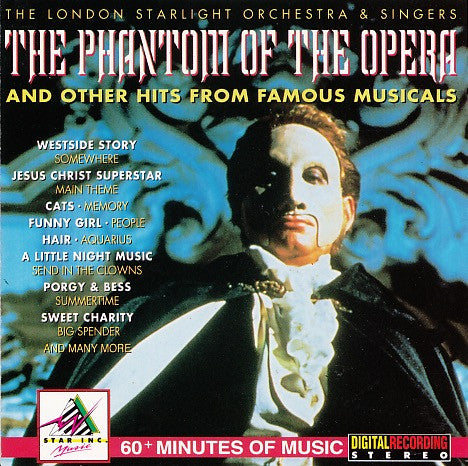 The London Starlight Orchestra & Singers : The Phantom Of The Opera And Other Hits From Famous Musicals (CD, Album)