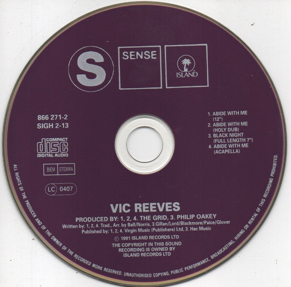 Vic Reeves : Abide With Me (CD, Single)