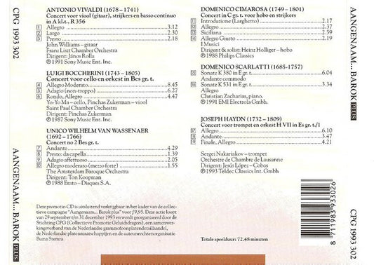 Various : Aangenaam... Barok Plus '93 (CD, Comp)
