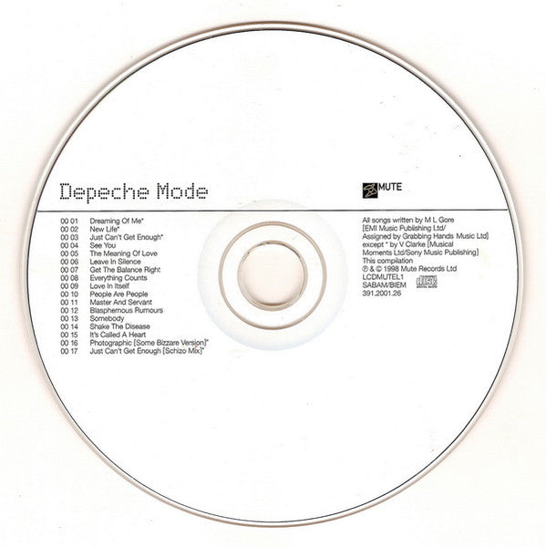 Depeche Mode : The Singles 81>85 (CD, Comp, RE, RM)