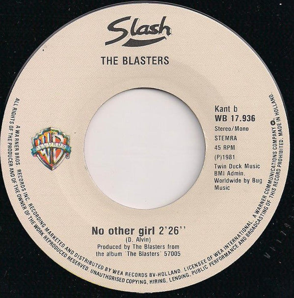 The Blasters : I'm Shakin' (7", Single)