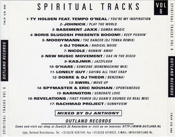 Various : Spiritual Tracks Vol 6 (CD, Comp, Mixed)