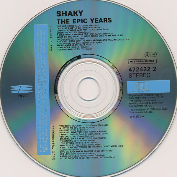 Shakin' Stevens : The Epic Years (CD, Comp)