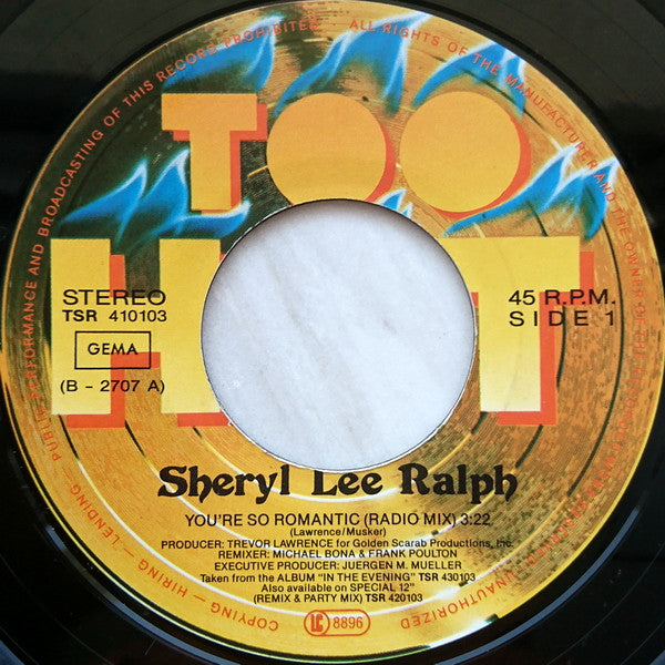 Sheryl Lee Ralph : You're So Romantic (7", Single)
