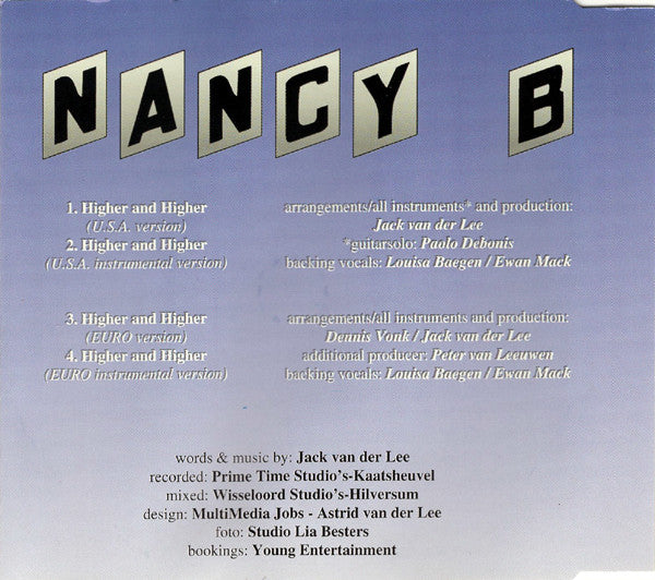 Nancy B (2) : Higher And Higher (CD, Maxi)