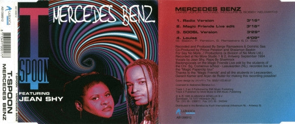 T-Spoon Featuring Jean Shy : Mercedes Benz (CD, Maxi)