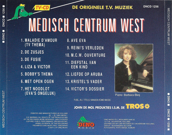 Barbara Bleij : Medisch Centrum West (CD, Album)