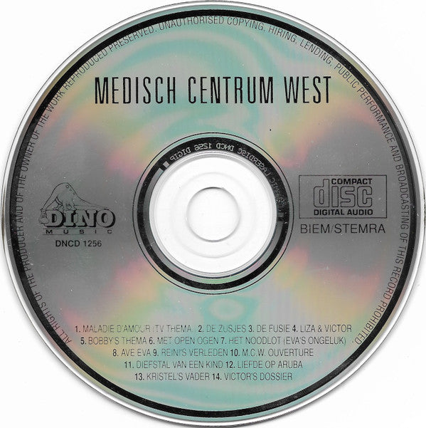 Barbara Bleij : Medisch Centrum West (CD, Album)