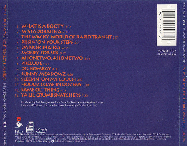 Del Tha Funkee Homosapien : I Wish My Brother George Was Here (CD, Album)