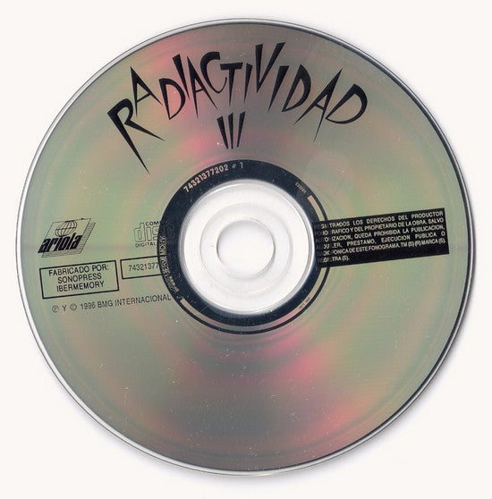 Various : Radiactividad Vol.3 (CD, Comp)