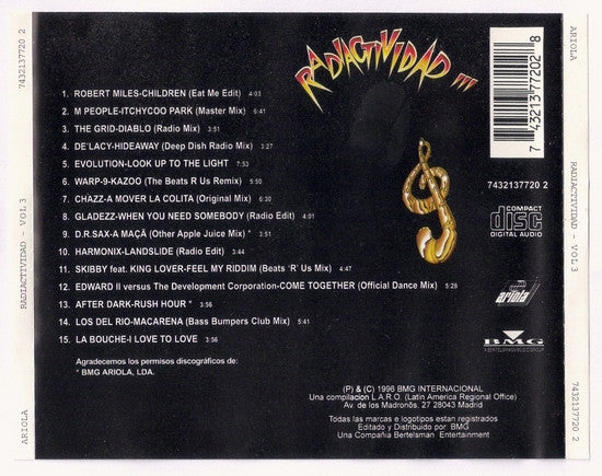 Various : Radiactividad Vol.3 (CD, Comp)