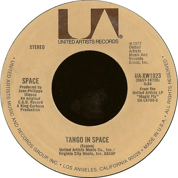 Space : Tango In Space / Carry On, Turn Me On (7")