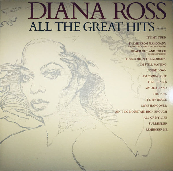 Diana Ross : All The Great Hits (LP, Comp, RE, Gat)