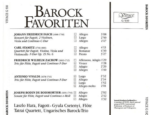 Various : Barock Favoriten (CD, Comp)