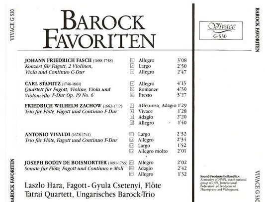 Various : Barock Favoriten (CD, Comp)