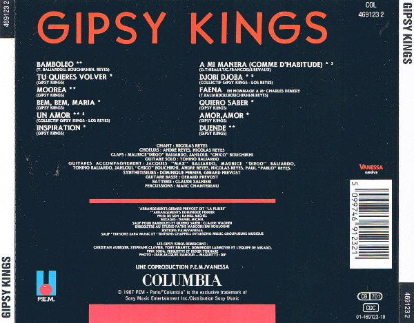 Gipsy Kings : Gipsy Kings (CD, Album, RE)