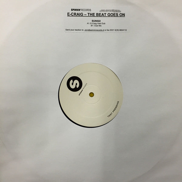E-Craig : The Beat Goes On (12", TP)
