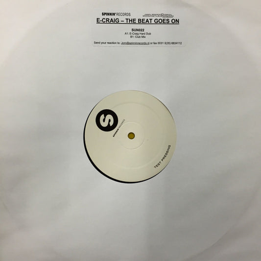 E-Craig : The Beat Goes On (12", TP)