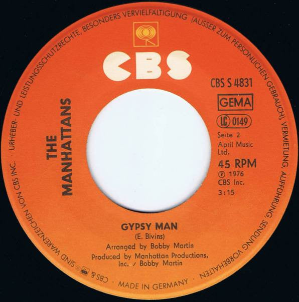 Manhattans : I Kinda Miss You (7", Single)