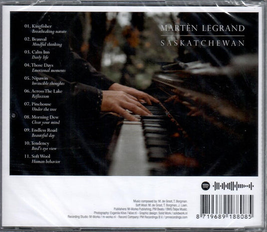 Martèn Legrand : Saskatchewan (CD, Album)