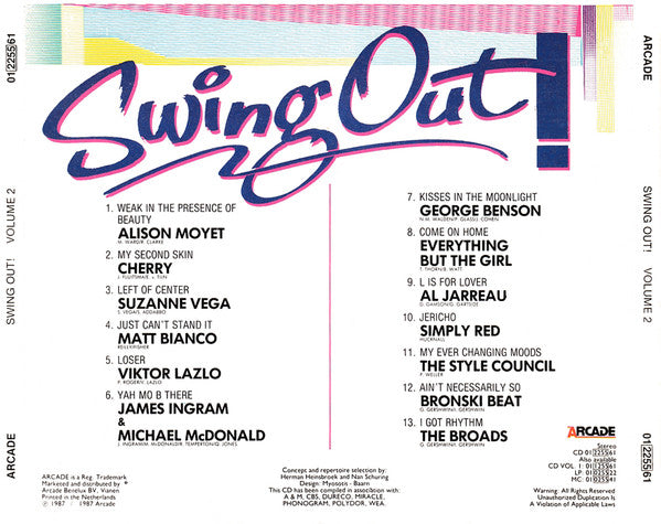 Various : Swing Out! Volume 2 (CD, Comp)