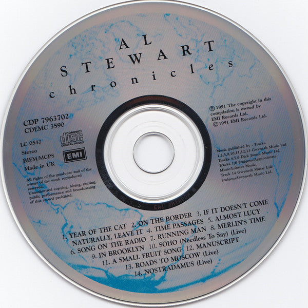 Al Stewart : Chronicles (The Best Of Al Stewart) (CD, Comp)