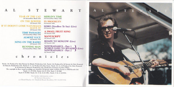 Al Stewart : Chronicles (The Best Of Al Stewart) (CD, Comp)