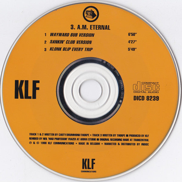 The KLF : 3 A.M. Eternal (The Moody Boys Selection) (CD, Maxi)