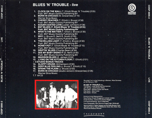 Blues 'N' Trouble : Live (CD)