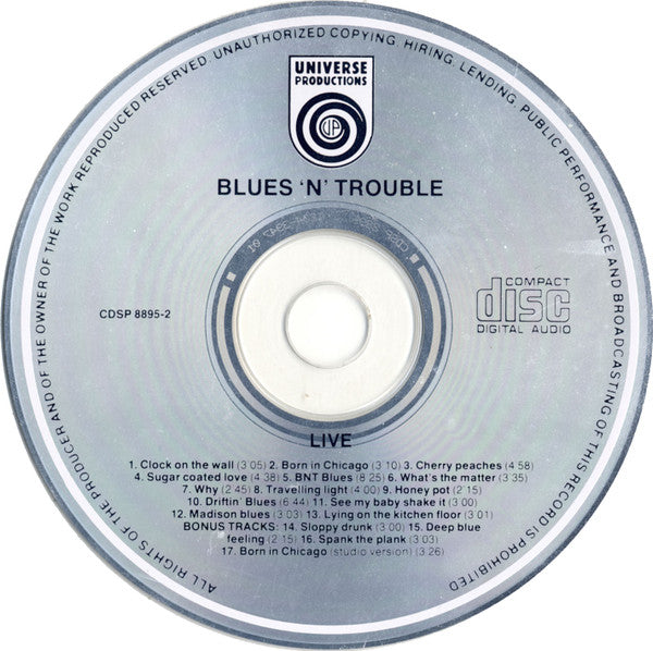 Blues 'N' Trouble : Live (CD)