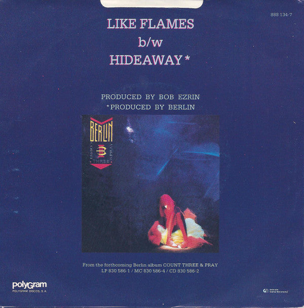 Berlin : Like Flames (7", Single)