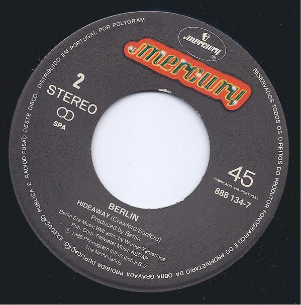 Berlin : Like Flames (7", Single)