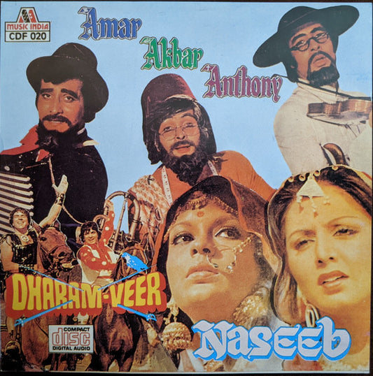 Laxmikant-Pyarelal, Anand Bakshi : Amar Akbar Anthony/Dharam Veer/Naseeb (CD, Comp)