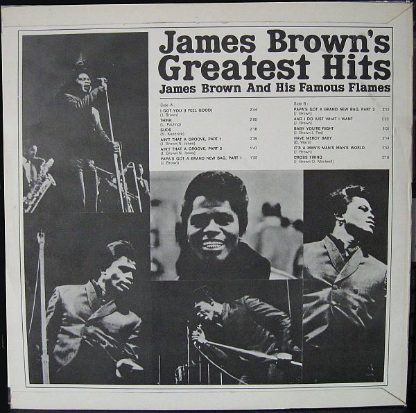 James Brown & The Famous Flames : James Brown's Greatest Hits (LP, Comp)