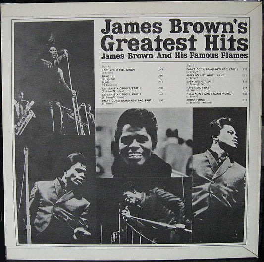 James Brown & The Famous Flames : James Brown's Greatest Hits (LP, Comp)