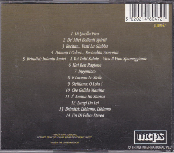 Placido Domingo : Opera Highlights (CD, Comp)