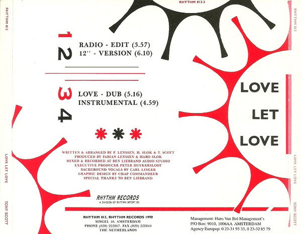 Tony Scott : Love Let Love (CD, Mini)