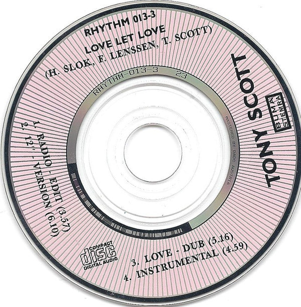 Tony Scott : Love Let Love (CD, Mini)