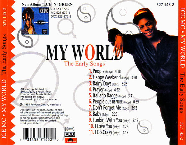 ICE MC : My World (The Early Songs) (CD, Album, RE)
