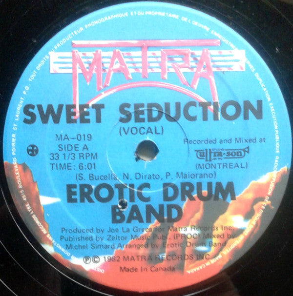 Erotic Drum Band : Sweet Seduction (12")